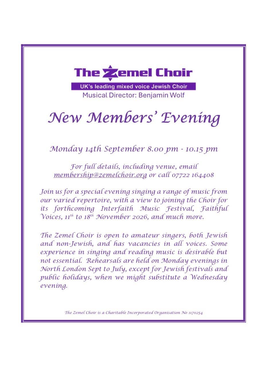 New Members Evening